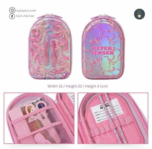 Peterjensen Hộp bút PUX62YF52M_PK Hồng