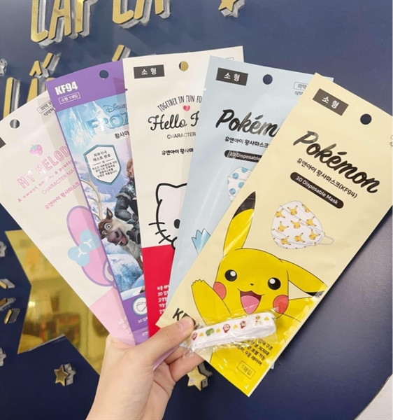 YouandI Set 5 khẩu trang đủ mẫu