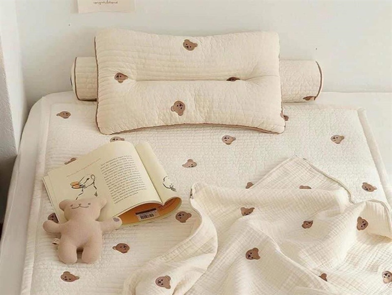 Chezbebe Chăn gạc Thỏ 135x85cm