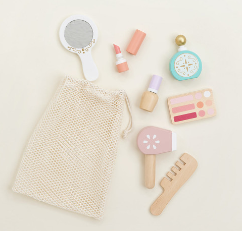 CoaaCoaa Đồ chơi gỗ set 7 món trang điểm