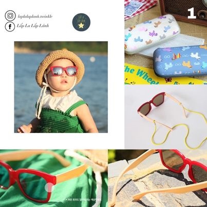 Ankyong kính mát mẫu 1 Đỏ vàng