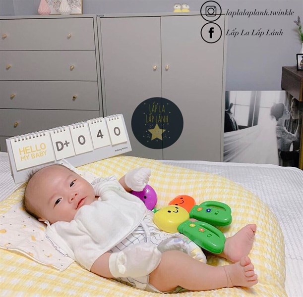 Rototobebe Vỏ gối chống trào Caro Yellow