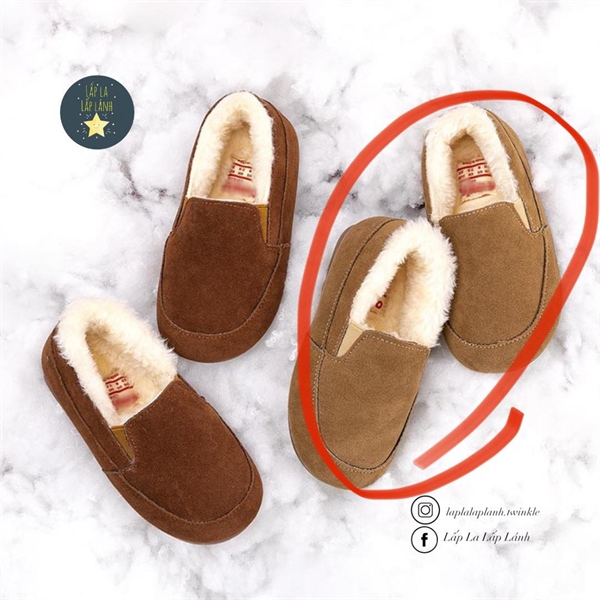 Ozkiz Slip on lông Camel size 140