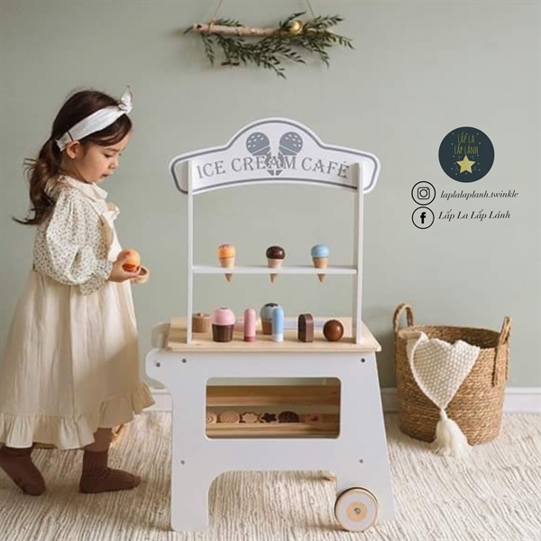 Donodono Xe kem bằng gỗ