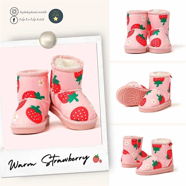 Ozkiz Boots dâu hồng size 160