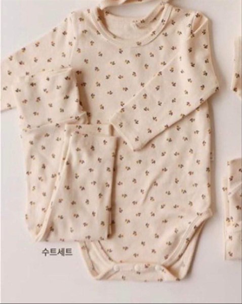 Peekaboo Bodysuit Hoa Nhí Ivory size 6m