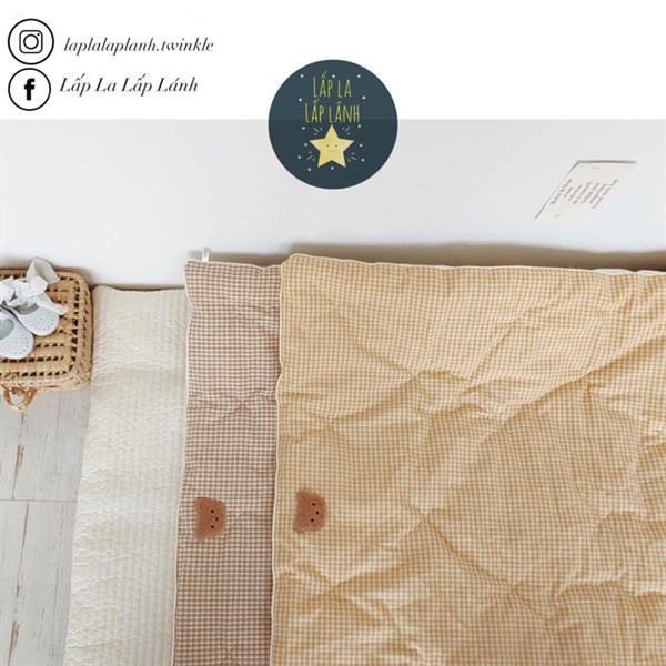 MILKHOUSE Chăn gấu (loại chần bông) size 100x120cm