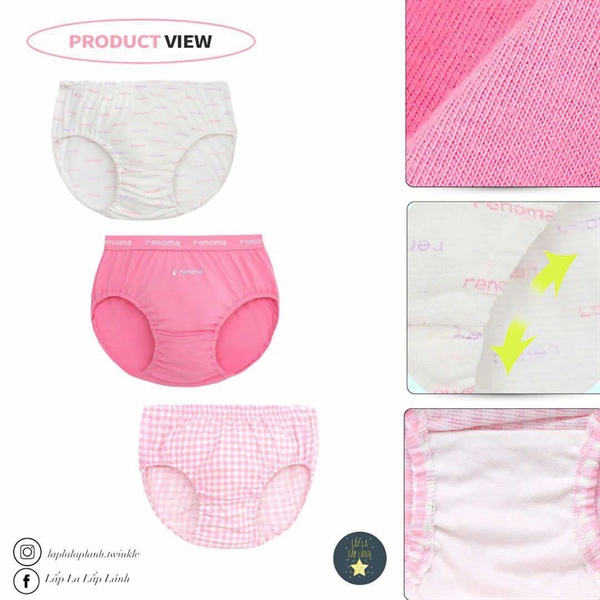 Renoma Set chip bé gái size 19-20kg