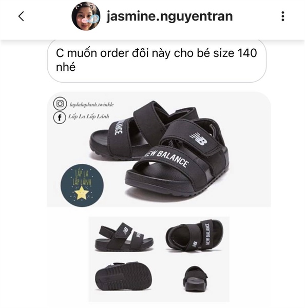 NewBalance Sandal K3601B3I size 120~160