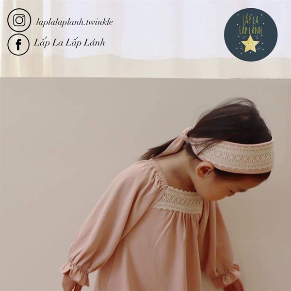 Peekaboo Heidi Hồng váy Baby size L