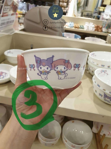 Corelle Chén sứ Kuromi đường kính 12cm