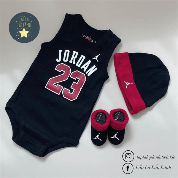 Nike Set bodysuit Jordan Đen size 6-12m