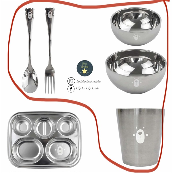 Dongyang Set 2 chén gấu