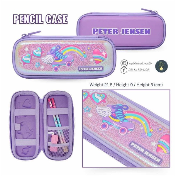 Peterjensen Hộp bút PTX62YF91M Tím