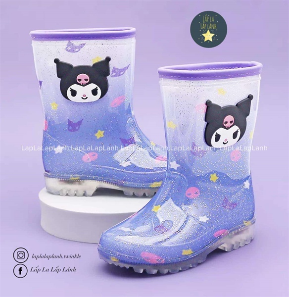 Shoelamode Ủng đi mưa Kuromi size 200
