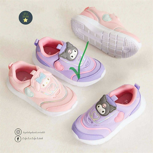 Shoopenkids Slip-on Kuromi HPKR6EA92S S170