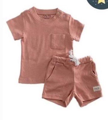 SundayHug Đồ bộ Hồng san hô size 3m