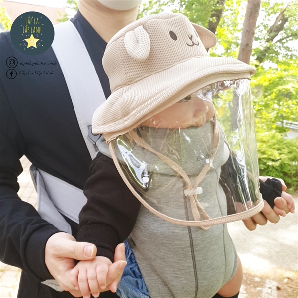 HelloMinimine Nón chống giọt bắn cừu Beige size M