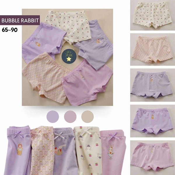 Bulledor Set chip đùi 5p Bubble Rabbit size 65
