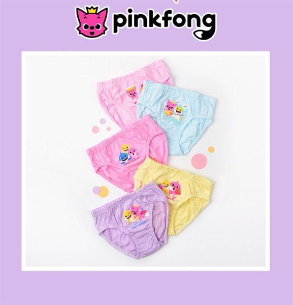 Pinkfong Set quần chip girl size 90