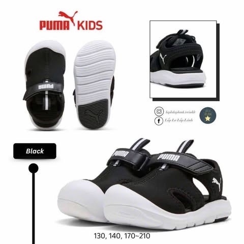 Puma Sandal PK52AS356 Black size 130