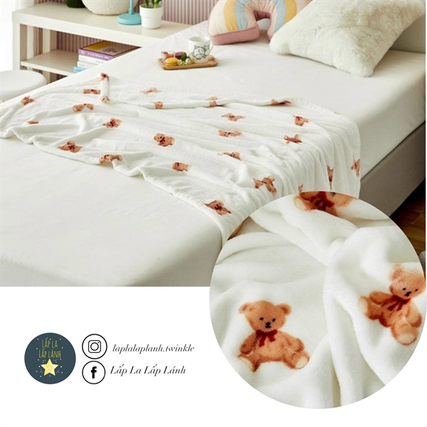 Modernhouse Chăn lông gấu nâu