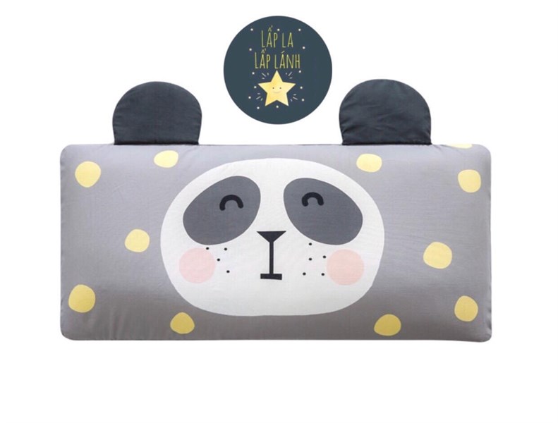 Bonitabebe Vỏ gối 3D mesh Panda