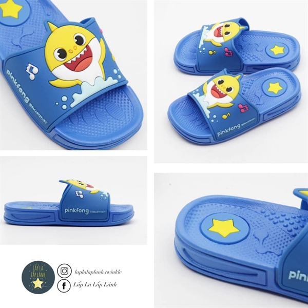 Pinkfong Dép Babyshark xanh size 170