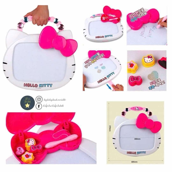 Bunnyland Set LCD HelloKitty khung trắng