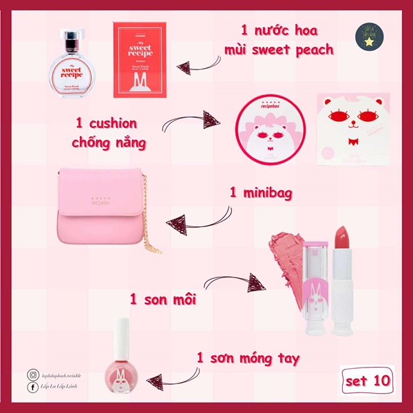 Recipebox Set mỹ phẩm cho bé số 10