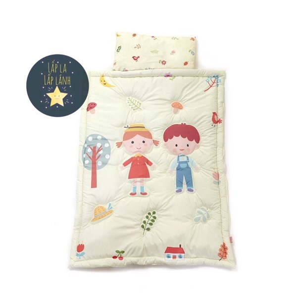 Hajour Set Ngủ Boy and Girl + Túi chống thấm