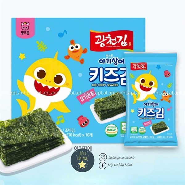 Kwangcheonkim Rong biển cuộn cơm 10p có gia vị Xanh