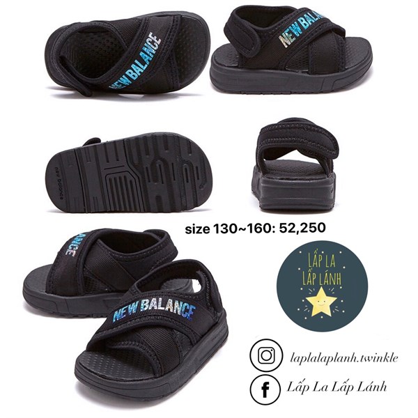 NewBalance Sandal Blue Galaxy Cross Black (Baby)