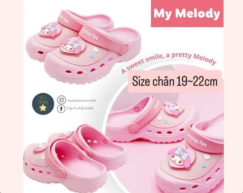Shoelamode Sục nhựa Melody love size 210