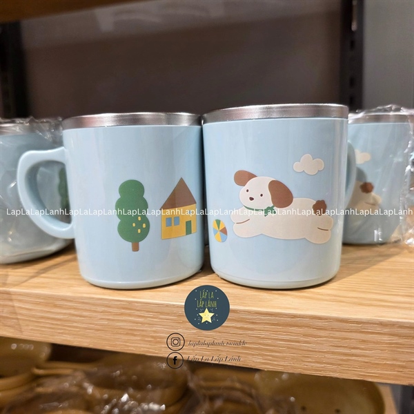 ModernHouse Ly inox Cún xanh