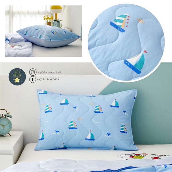 Modernhouse Vỏ gối cooling thuyền xanh