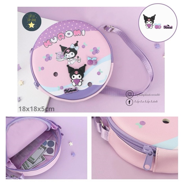Winghouse Túi tròn charm Kuromi SC0504