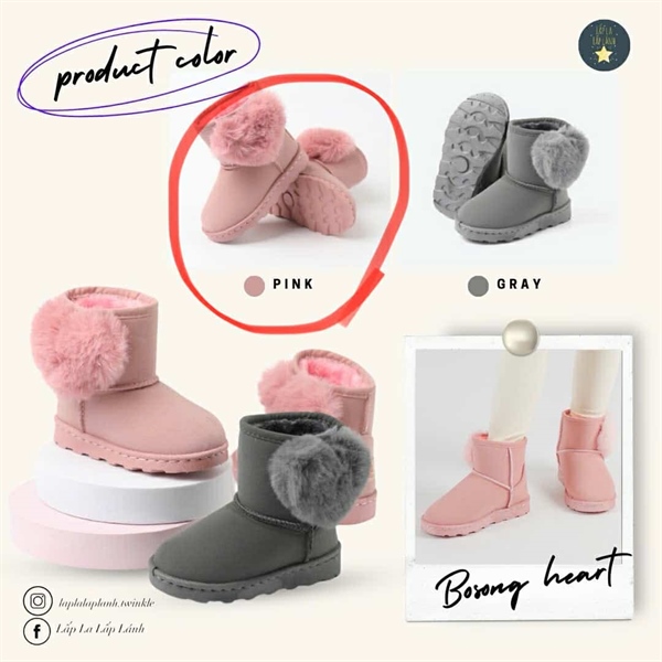 Ozkiz Boot tím hồng size 180