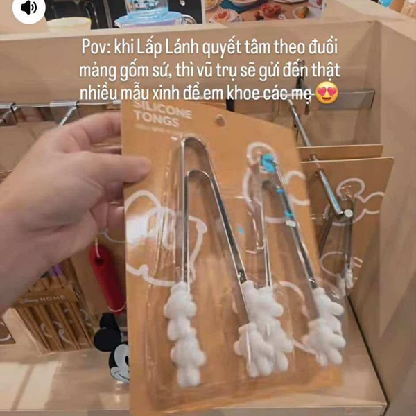 ModernHouse Set dụng cụ gắp Mickey