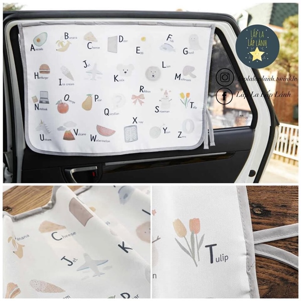 Bebedeco Chắn nắng Alphabet ABC