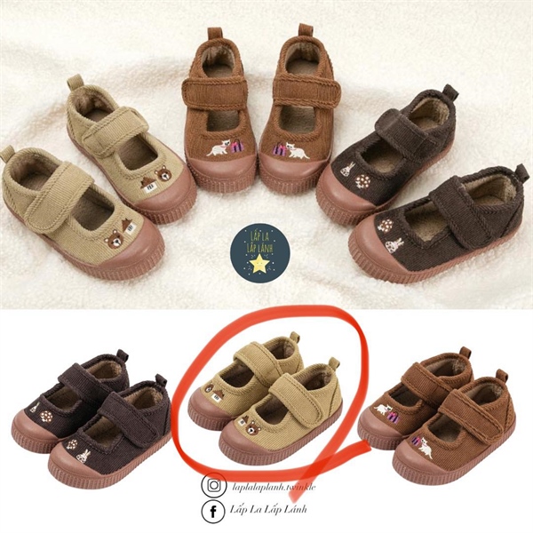 Ozkiz Sandal Camel gấu thêu size 180