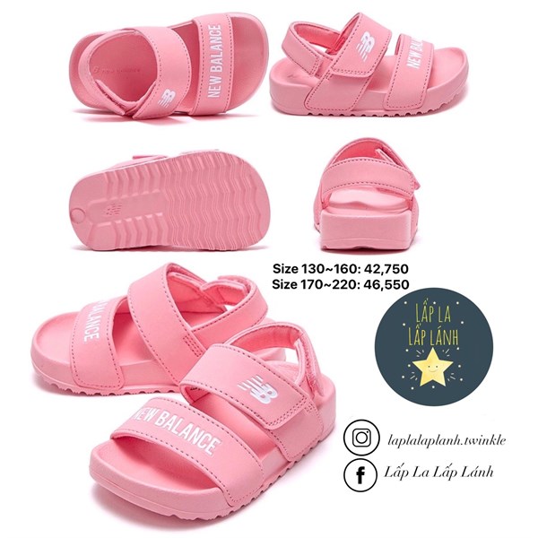 NewBalance Sandal Logo Pink (Baby)