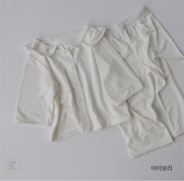 Peekaboo Pure Trắng Bộ rời Toddler size XS