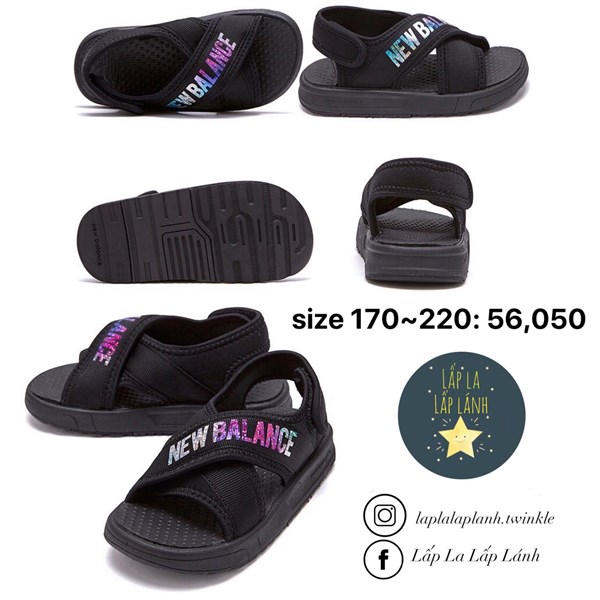 NewBalance Sandal Pink Galaxy Cross Black (Kid)