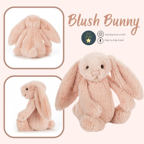 Jellycat Bunny Bashful Blush 31cm