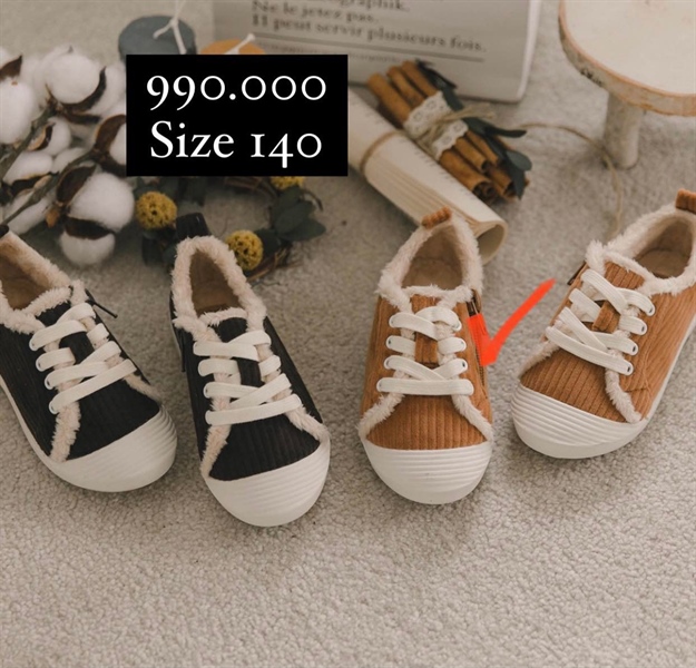 Babyzzam Giày Lông Nâu