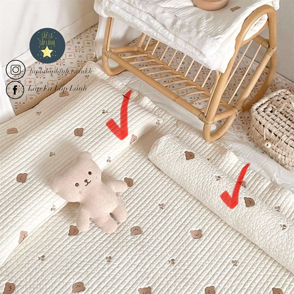 Formongde Vỏ gối ôm Gấu cherry