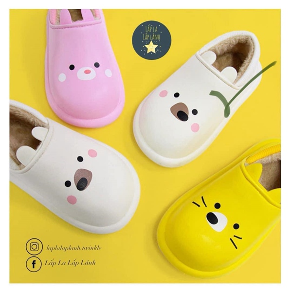 BayB Giày lót lông Vàng size 200