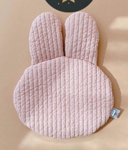 Dottodot Thin Pillow Thỏ vân sọc Hồng