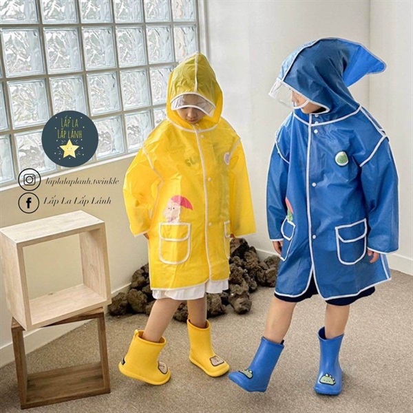 ECLL Áo mưa xanh size XL